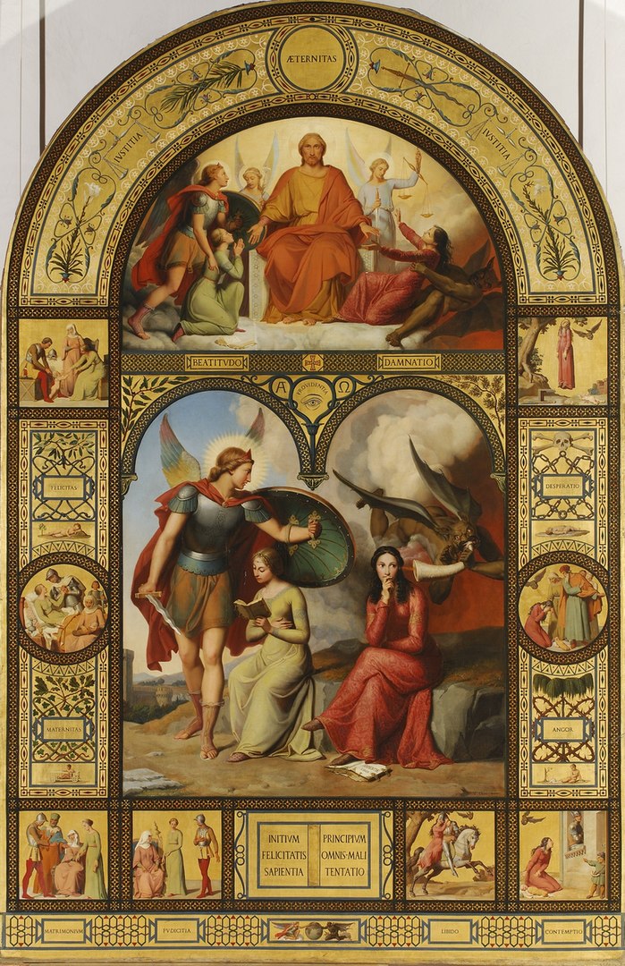 After The Storm: Conflict of Choices Between Good or Bad 1 Good and Evil Painting