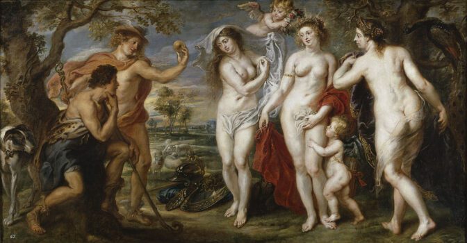 Judgment of Paris painting by Peter Paul Rubens