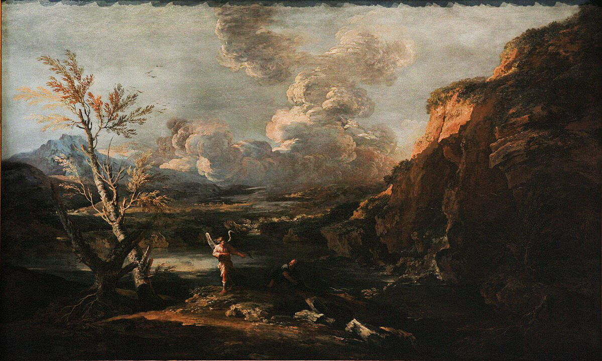 Fishing With an Angel: Tobias and the Angel Painting Fishing With an Angel: Tobias and the Angel Painting