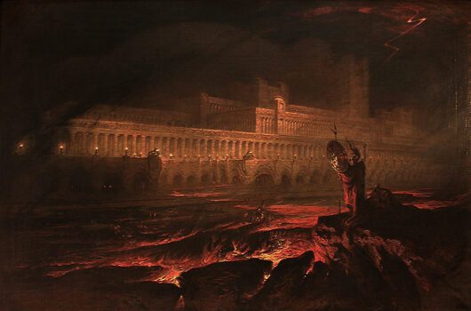 Le Pandemonium painting by John Martin