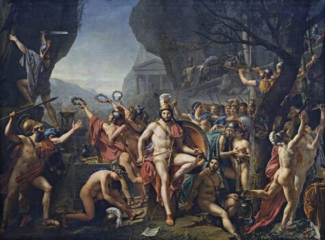 Leonidas at Thermopylae Painting
