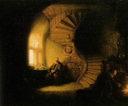 Philosopher in meditation Painting