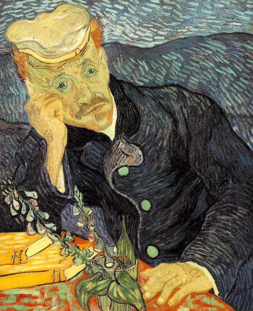Portrait of Dr. Gachet Painting by Vincent van Gogh Portrait of Dr. Gachet Painting by Vincent van Gogh