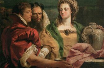 Rebecca at the Well painting