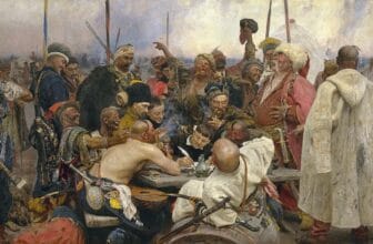 Reply of the Zaporozhian Cossacks painting by Ilya Repin