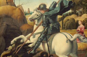 Saint George and the dragon painting