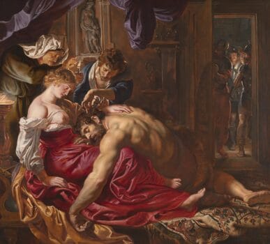 Samson and Delilah Painting