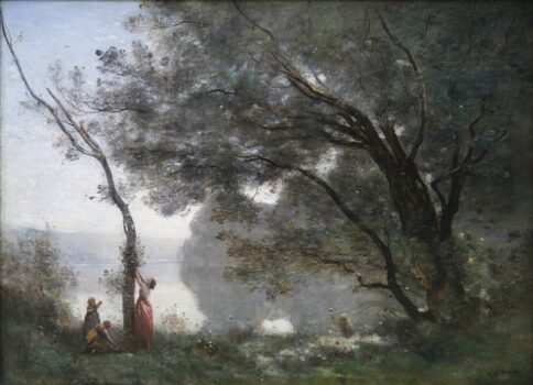 Souvenir de Mortefontaine painting by Camille Corot