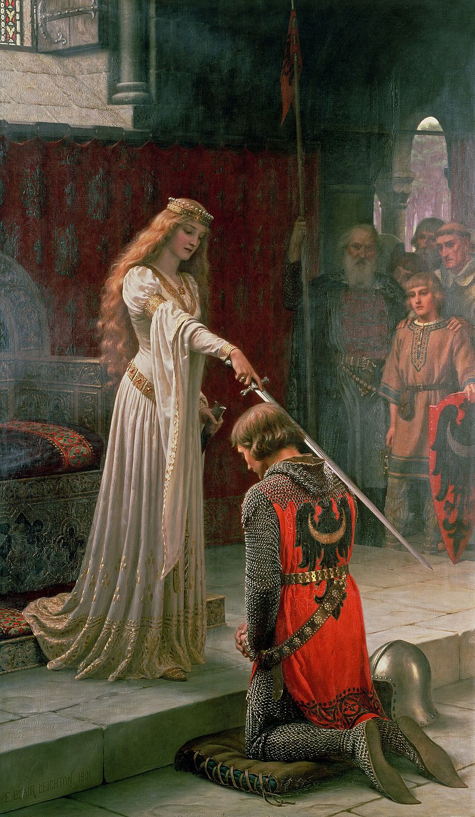 The Accolade 1901 – A Knight’s Loyalty and Honor Immortalized in Art The Accolade 1901 – A Knight’s Loyalty and Honor Immortalized in Art