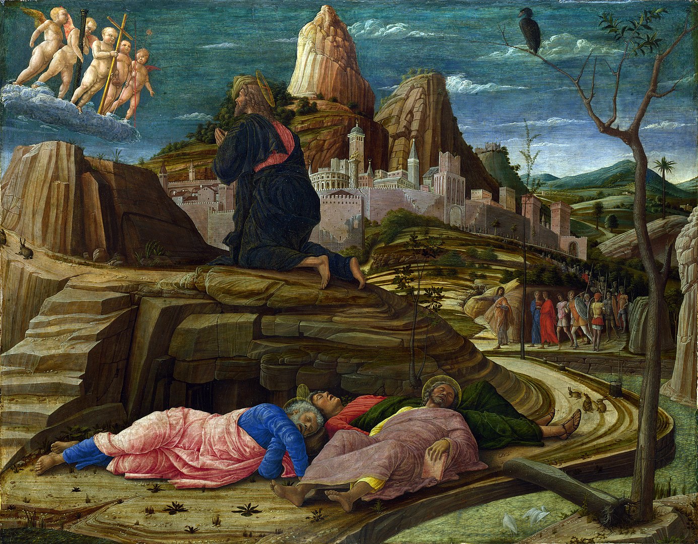 The Agony in the Garden Painting by Andrea Mantegna The Agony in the Garden Painting by Andrea Mantegna