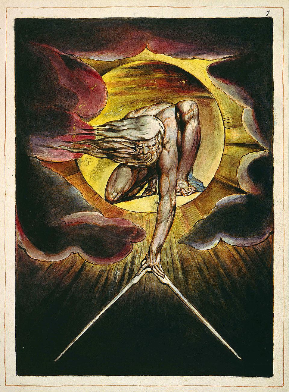 The Ancient of Days Painting Meaning by William Blake The Ancient of Days Painting Meaning by William Blake