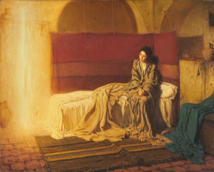 The Annunciation painting by Henry Ossawa Tanner