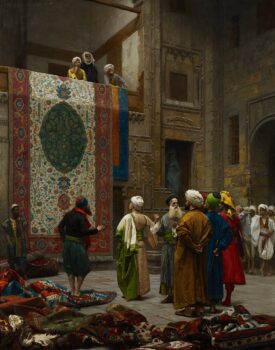 The Carpet Merchant Painting