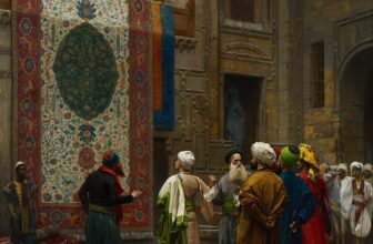 The Carpet Merchant Painting