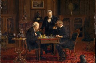 The Chess Players painting by Thomas Cowperthwait Eakins