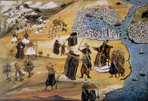 The Fall of Constantinople Painting by Panagiotos Zografos