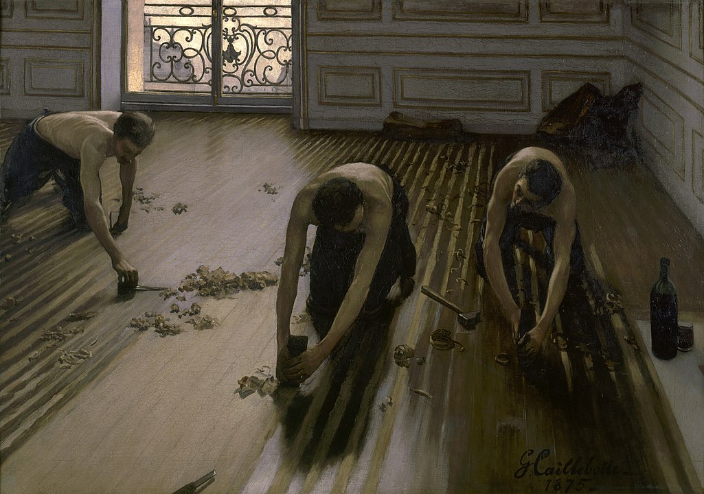 The Poetry of Labor: The Floor Scrapers Painting The Poetry of Labor: The Floor Scrapers Painting