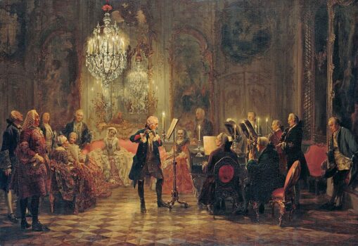 The Flute Concert Painting