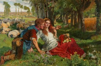 The Hireling Shepherd painting