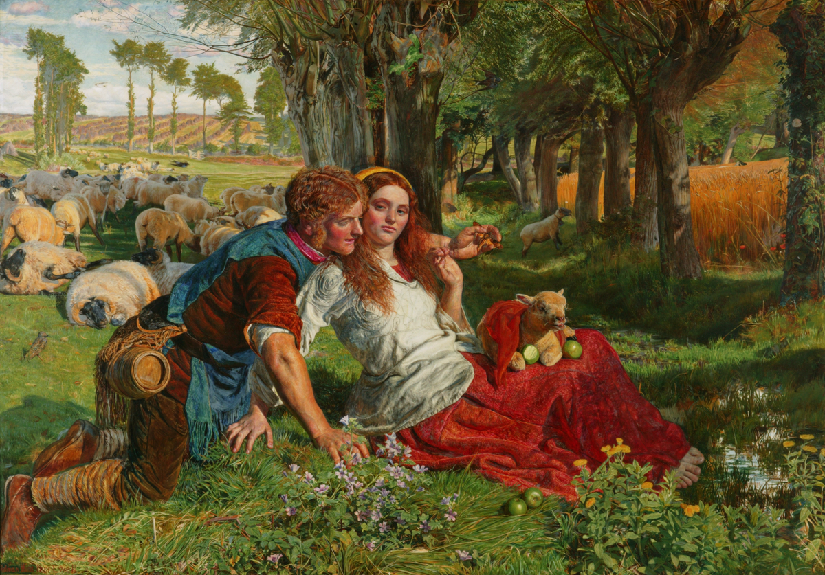 What Is Happening in The Hireling Shepherd Painting What Is Happening in The Hireling Shepherd Painting