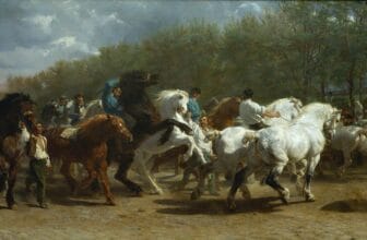 The Horse Fair Painting
