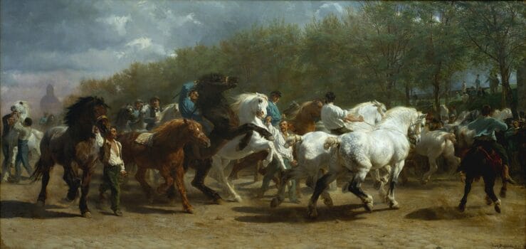 The Horse Fair Painting