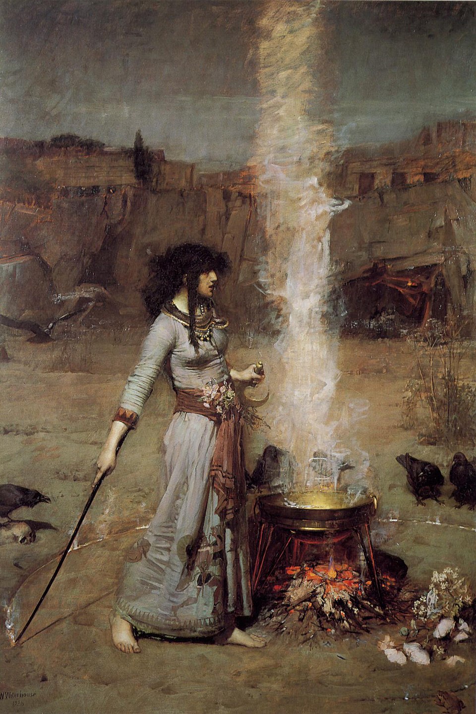 Black Magic Woman: The Magic Circle Painting Black Magic Woman: The Magic Circle Painting