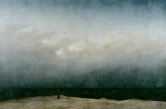 The Monk by the Sea Painting