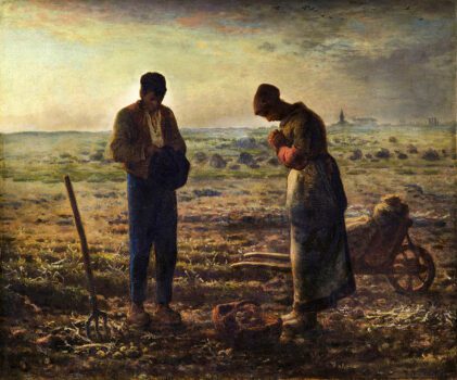 The Silent Prayer at Twilight Painting