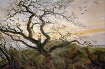 The Tree of Crows Painting by Caspar David Friedrich