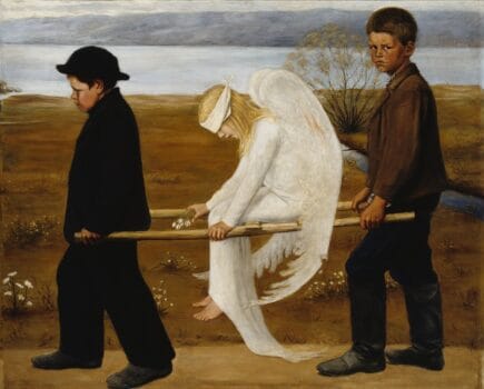 The Wounded Angel Painting