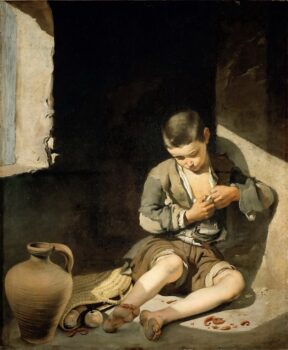 The Young Beggar Painting by Bartolome Esteban Murillo