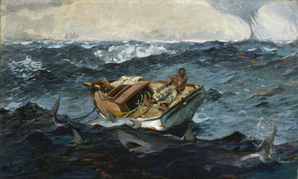 The gulf stream painting by Winslow Homer