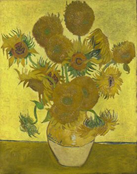 Van Gogh painting Sunflowers