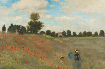 Wild Poppies, Near Argenteuil Claude Monet