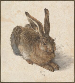 Young Hare Painting