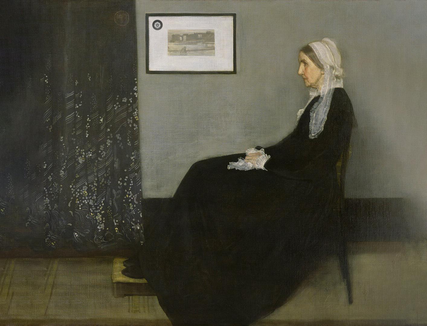 The Silent Old Woman: Arrangement in Grey and Black No. 1 The Silent Old Woman: Arrangement in Grey and Black No. 1