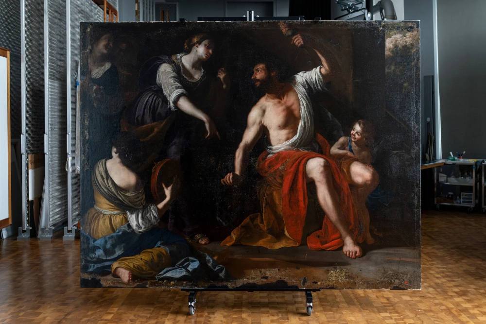 Artemisia Gentileschi’s Hercules and Omphale Restoration Artemisia Gentileschi’s Hercules and Omphale Restoration