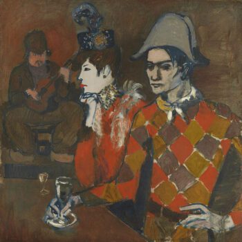 At the Lapin Agile painting by Picasso