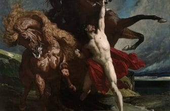 Automedon with the Horses of Achilles painting by Henri Regnault