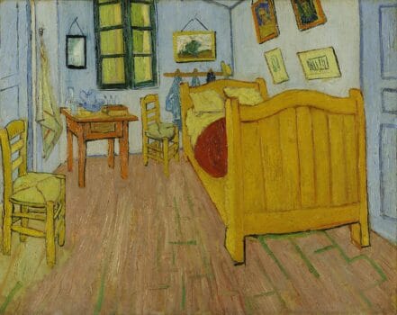 Bedroom in arles painting by vincent van gogh