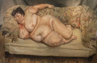 Benefits Supervisor Sleeping Painting by Lucian Freud