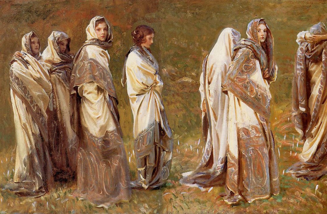 Wrapped in Wonder: Cashmere Painting by John Sargent Wrapped in Wonder: Cashmere Painting by John Sargent