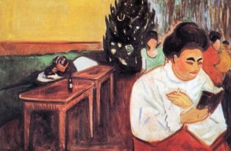 Christmas in the Brothel by Edvard Munch