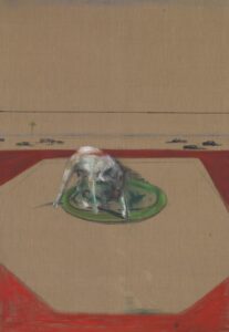 A Howl in the Desert of loneliness: Francis Bacon 1 Dog, 1952 painting by Francis Bacon