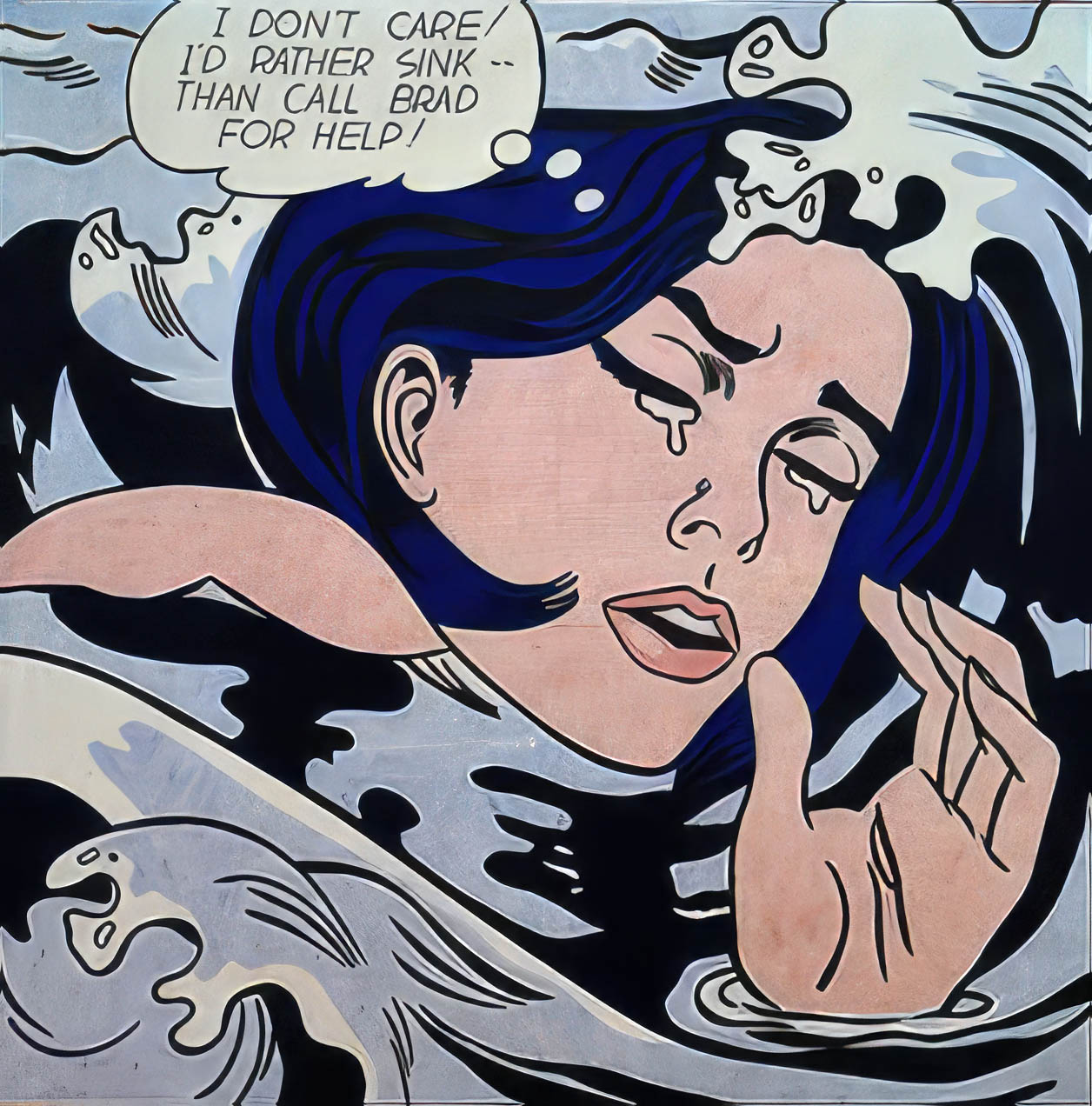 The Story Behind Roy Lichtenstein’s Drowning Girl Painting The Story Behind Roy Lichtenstein’s Drowning Girl Painting