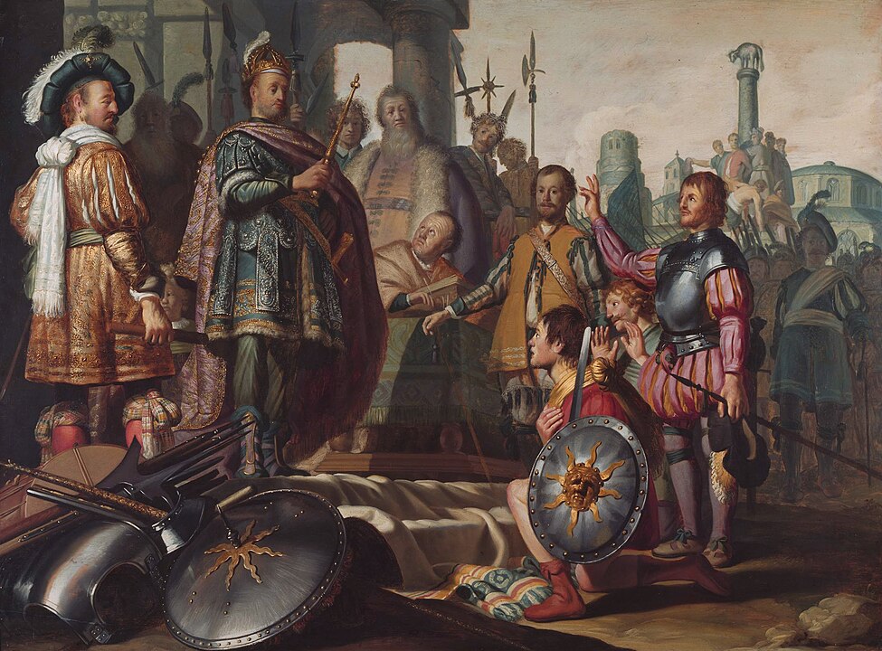 History Painting by Rembrandt Van Rijn History Painting by Rembrandt Van Rijn