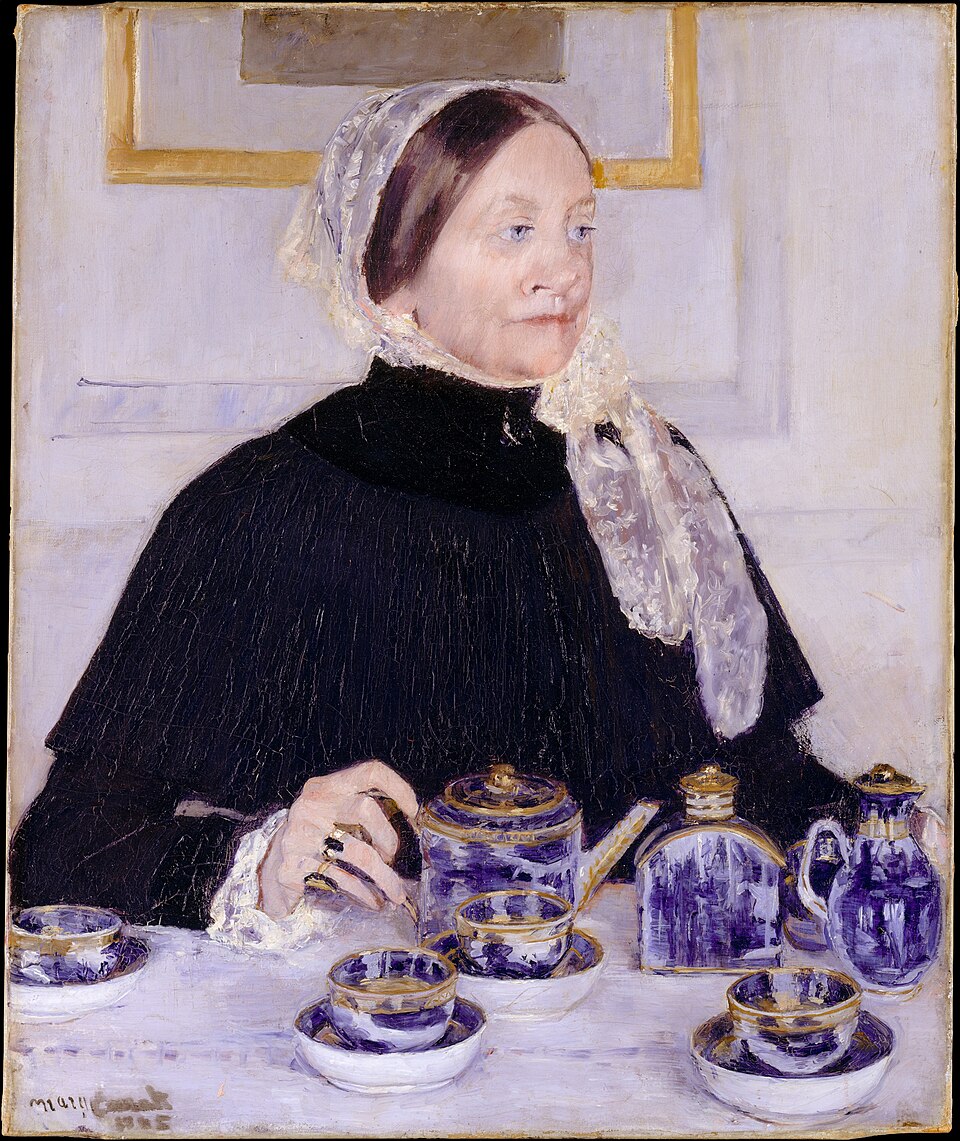 Lady at the Tea Table Painting by Mary Cassatt Lady at the Tea Table Painting by Mary Cassatt