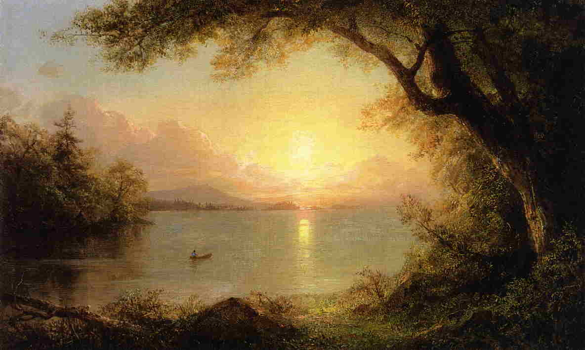 Landscape in the Adirondacks by Frederic Edwin Church Landscape in the Adirondacks by Frederic Edwin Church