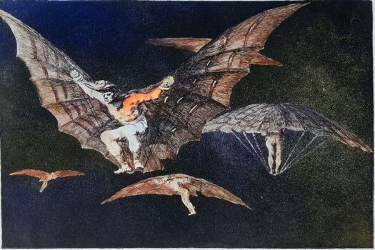 Los disparates painting by francisco goya